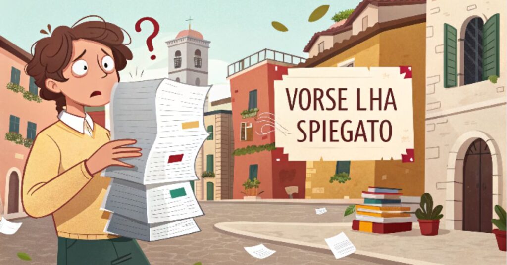 Vorse Lha Spiegato