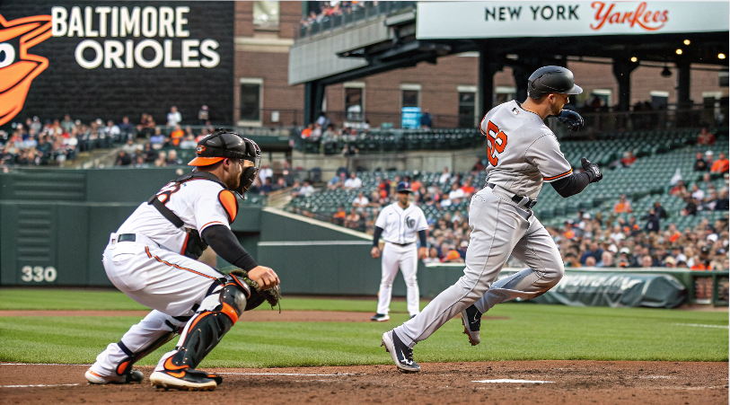 baltimore orioles vs yankees match player stats