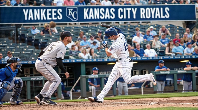 yankees vs kansas city royals match player stats
